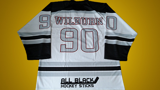 Wholesale H6400 black custom hockey jerseys no minimum ice hockey